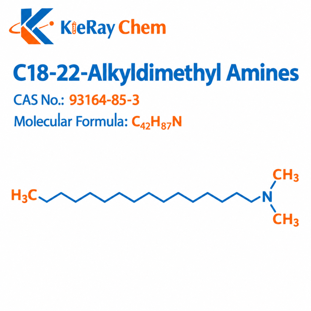c18 22 alkyldimethyl amines 93164 85 3 structure