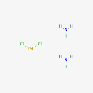 Diamminedichloropalladium(II) DiamminedichloropalladiumII 13782 33 7 Structure