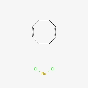 Dichloro(1,5-Cyclooctadiene)ruthenium(II) Polymer Dichloro15 CyclooctadienerutheniumII Polymer 50982 12 2 Structure