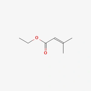 Ethyl 3,3-Dimethylacrylate Ethyl 3 3 Dimethylacrylate 638 10 8 Structure