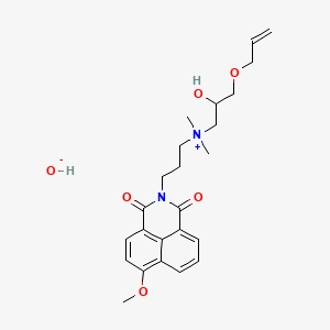 Methoxy Naphthalimide Quaternary Ammonium Hydroxide Methoxy Naphthalimide Quaternary Ammonium Hydroxide 276878 97 8 Structure