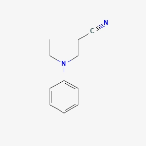 N 2 Cyanoethyl N Ethylaniline 148 87 8 Structure