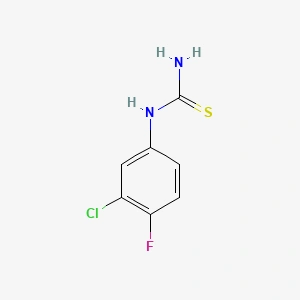 N 3 Chloro 4 Fluorophenylthiourea 154371 25 2 Structure