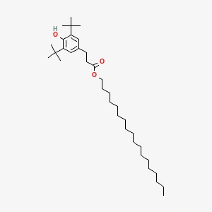 Octadecyl 3-(3,5-Di-tert-butyl-4-hydroxyphenyl)propionate Octadecyl 3 3 5 Di Tert Butyl 4 Hydroxyphenyl Propionate 2082 79 3 Structure