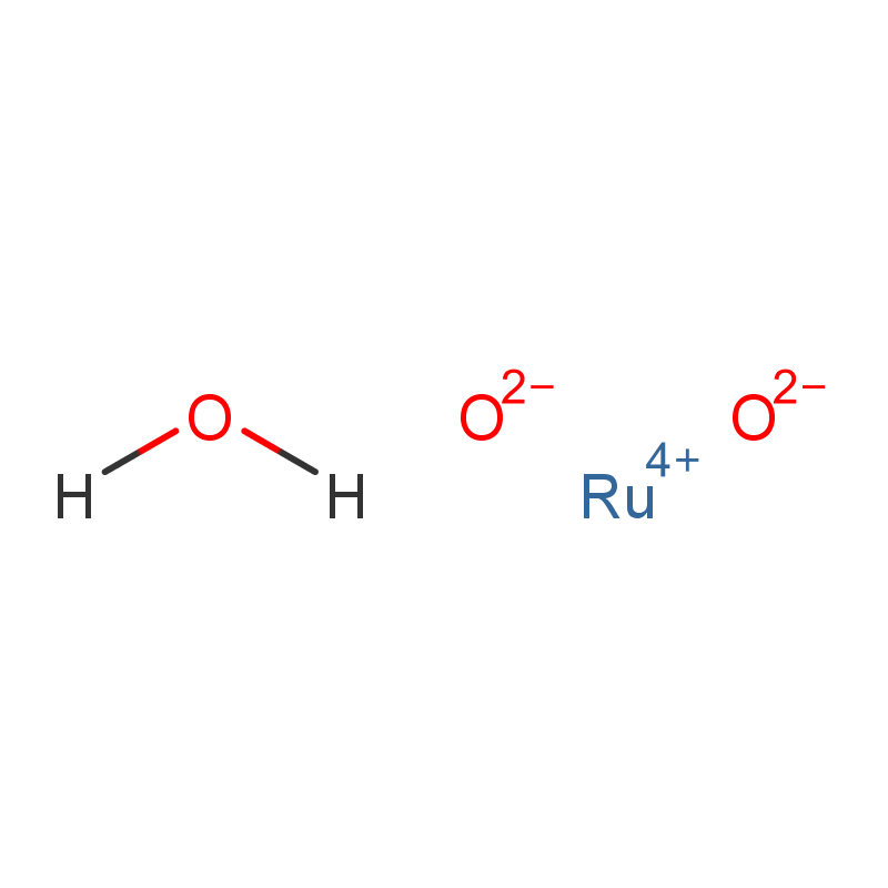 Ruthenium(IV) Oxide Hydrate RutheniumIV Oxide Hydrate 32740 79 7 Structure