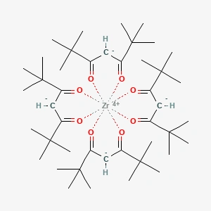 Zr(TMHD)4 ZrTMHD4 18865 74 2 Structure
