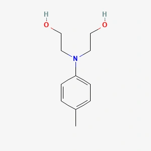 P Tolyldiethanolamine 3077 12 1 Structure